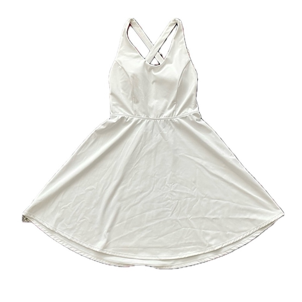 Elegant White Dress with built in padding